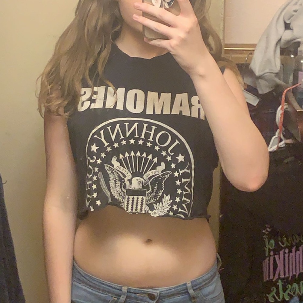 Ramones crop top